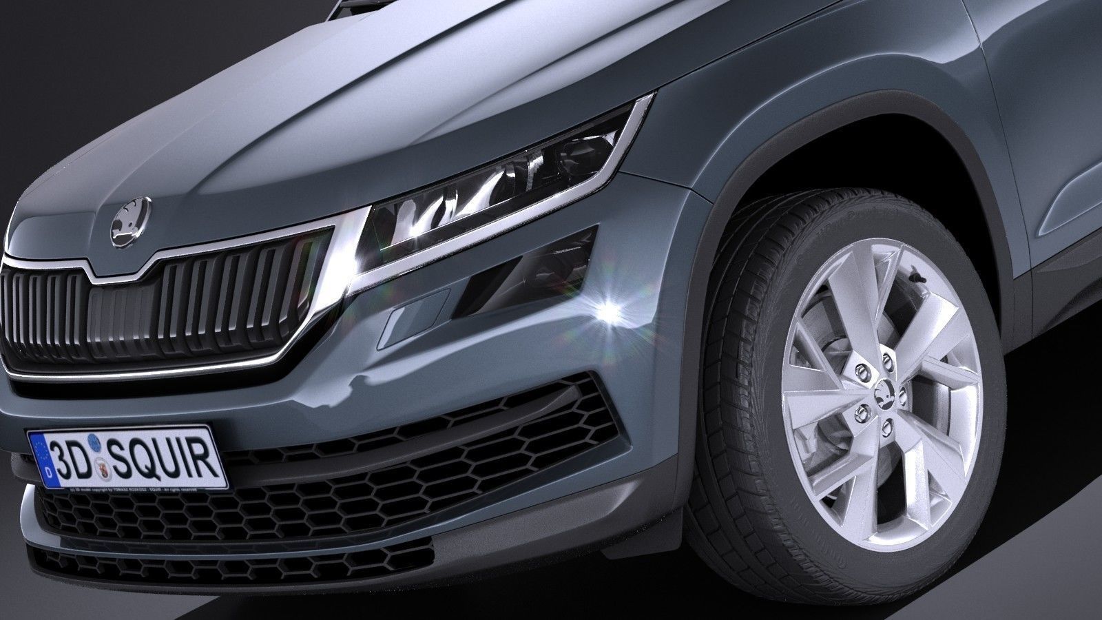 Skoda Kodiaq 2017 3D model_2