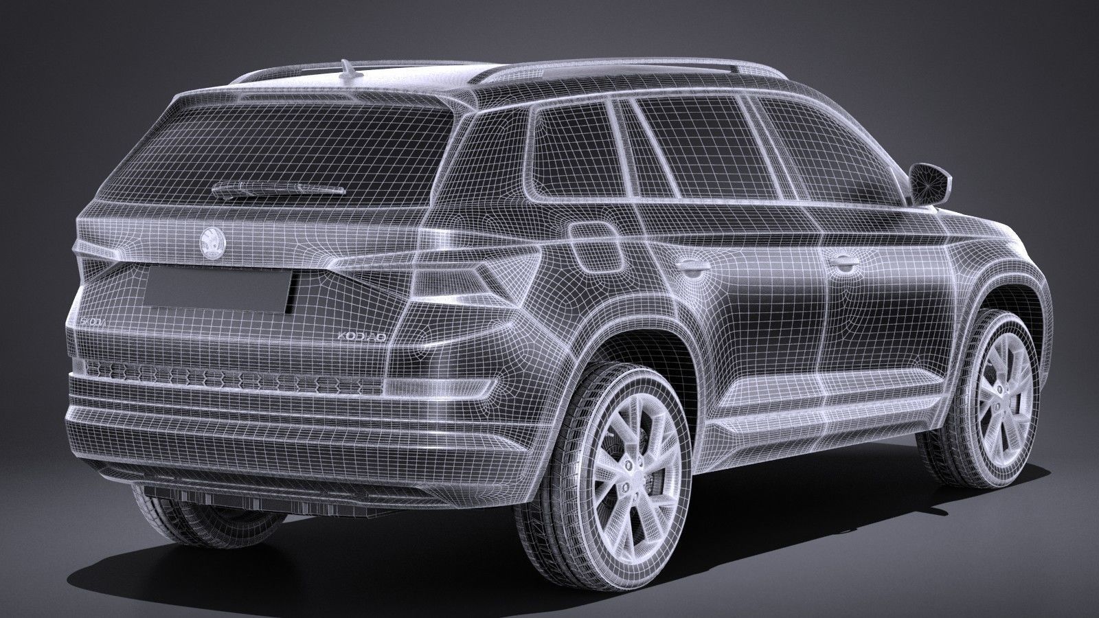 Skoda Kodiaq 2017 3D model_13