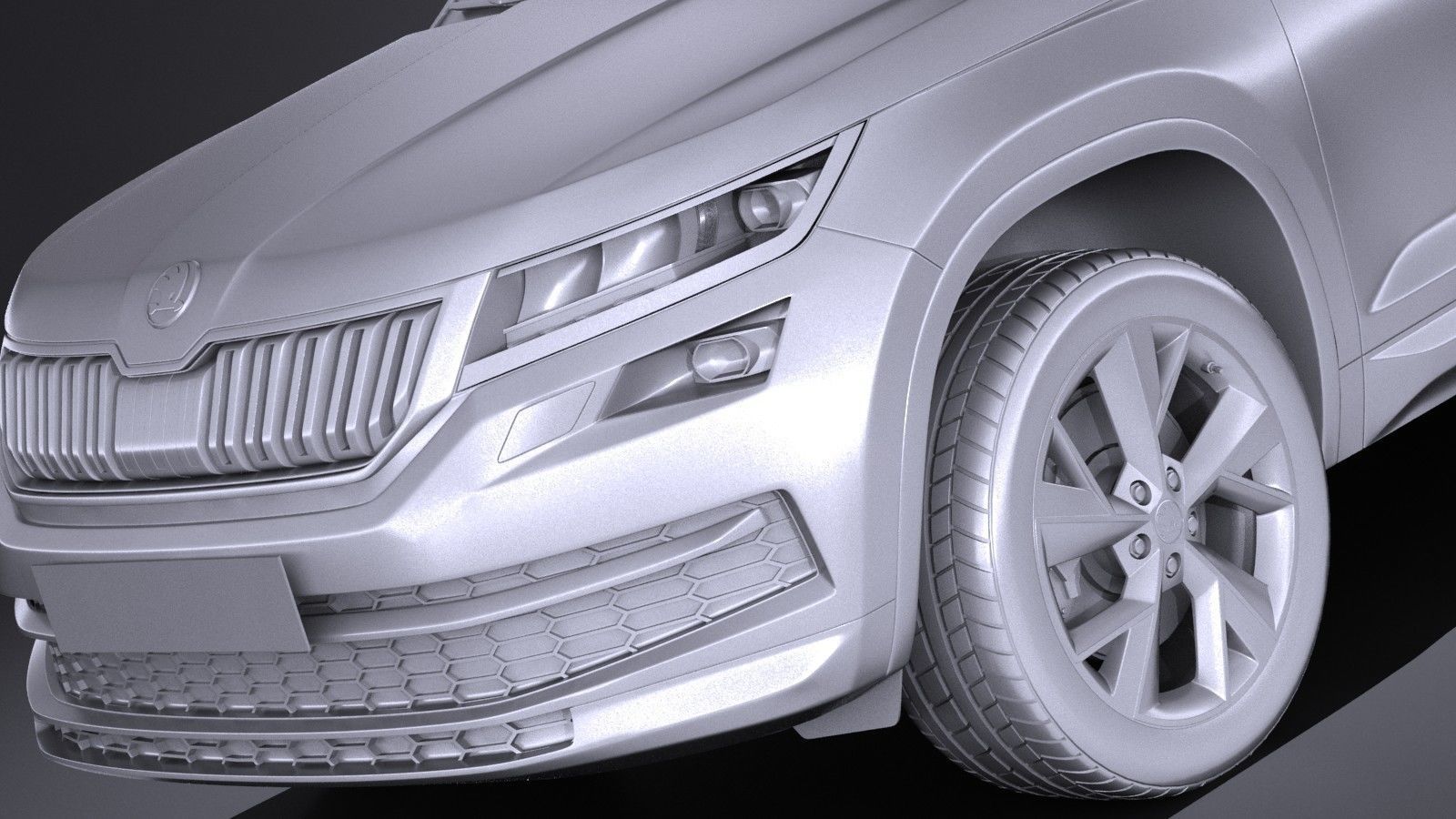 Skoda Kodiaq 2017 3D model_9