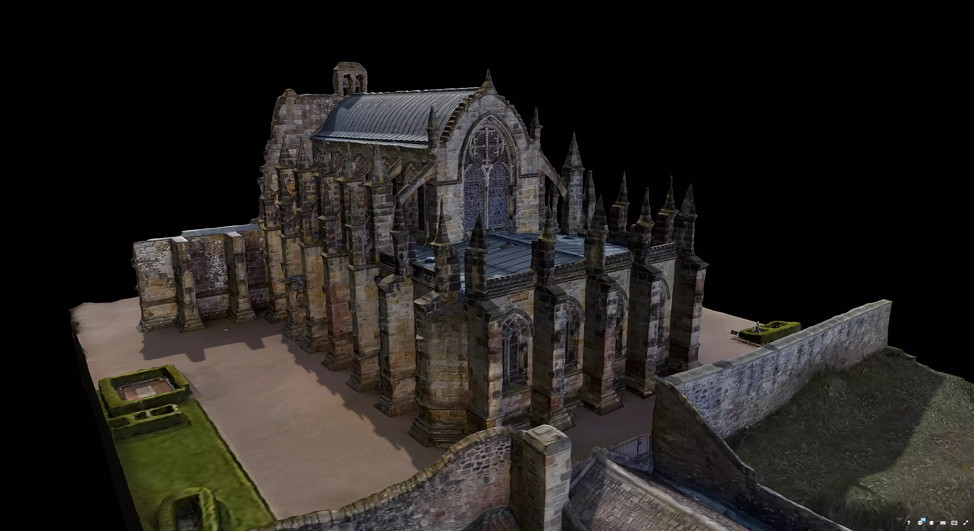 Rosslyn Chapel 3D model_5