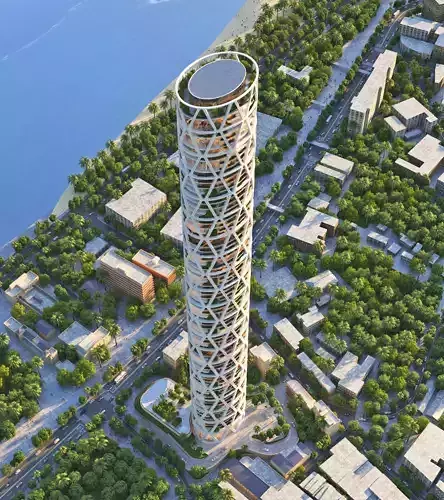 Parametric Exoskeleton Supertall