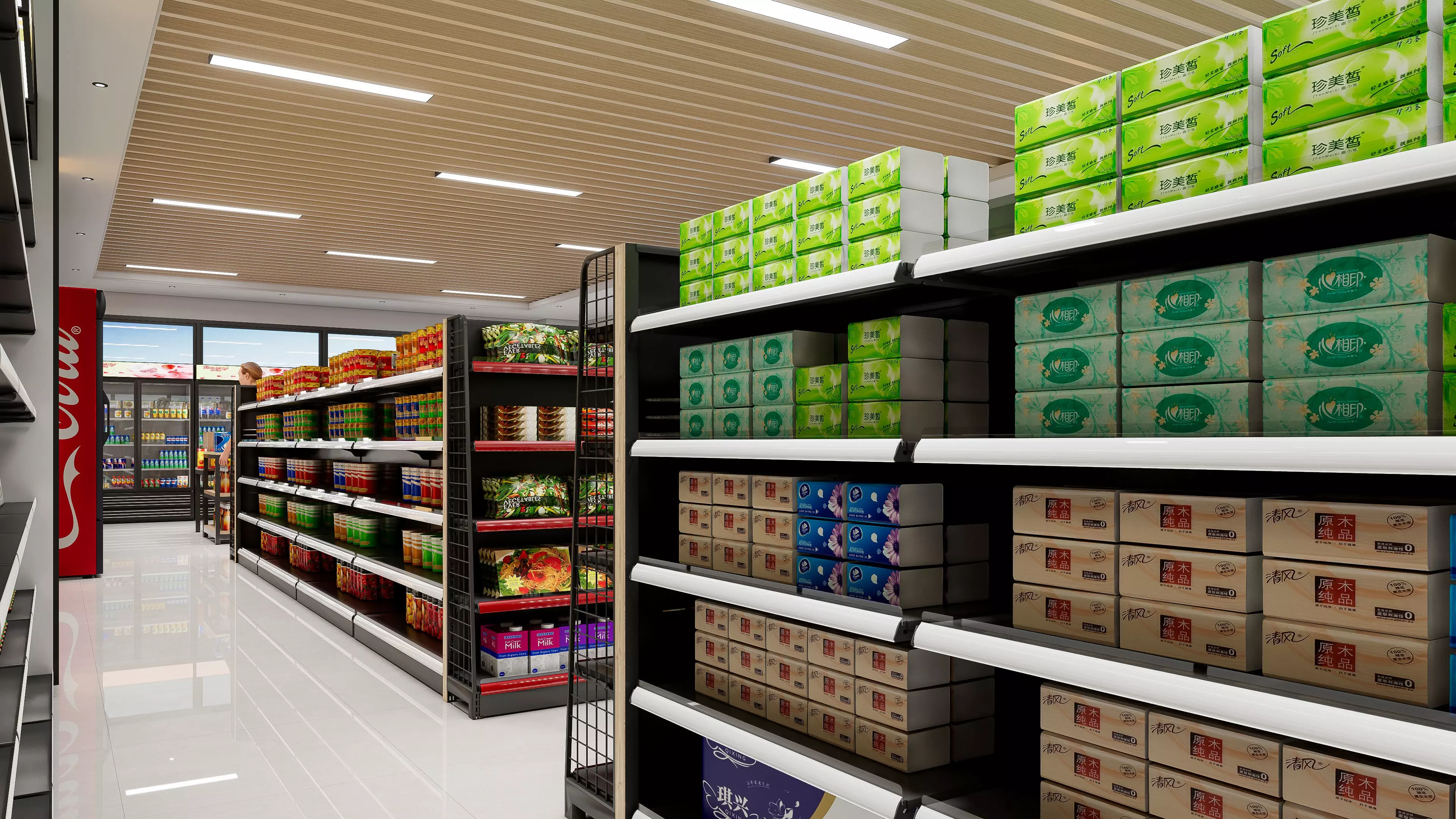 Supermarket Hypermarket Convenience Store 5 3D model_11