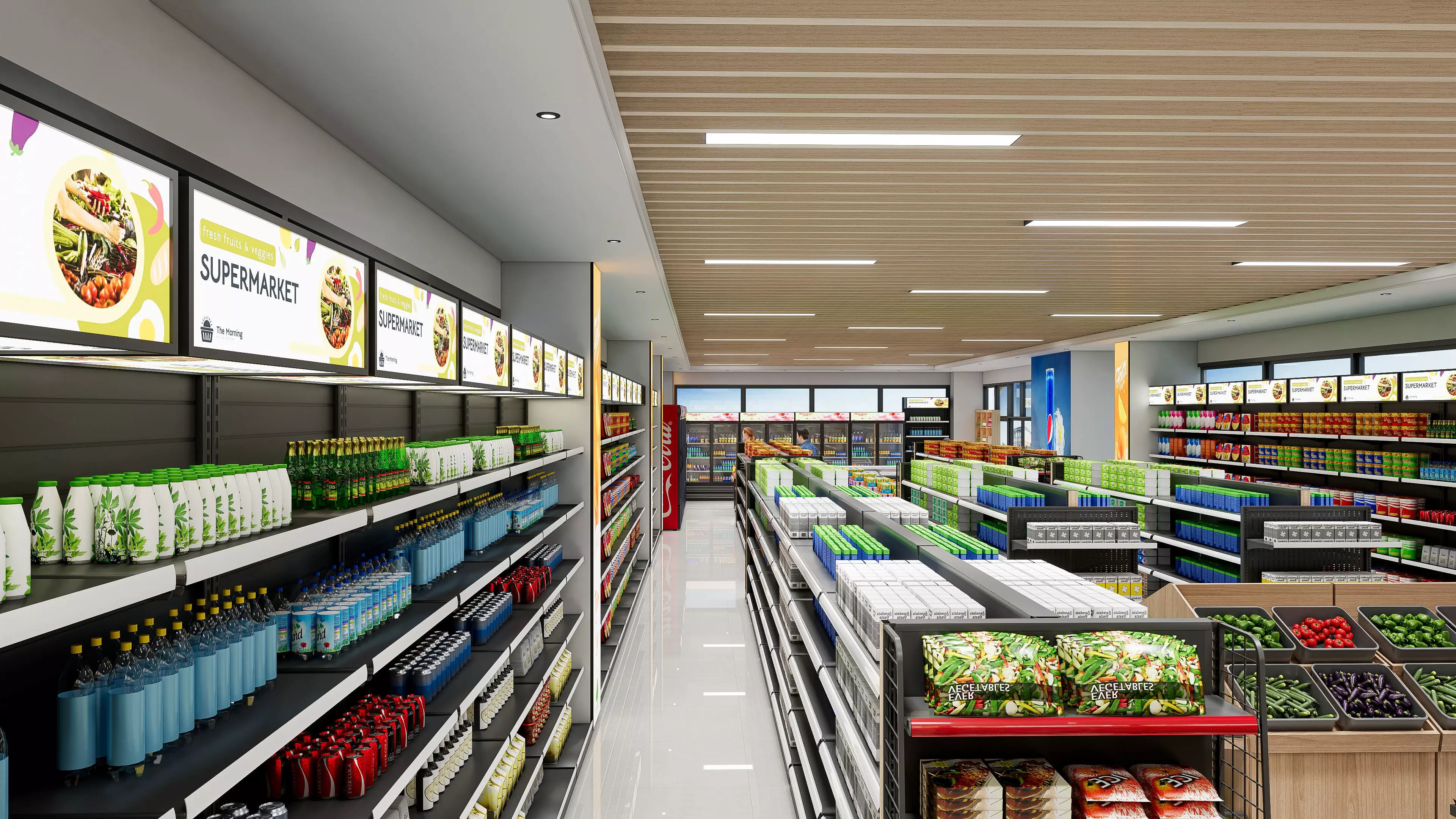 Supermarket Hypermarket Convenience Store 5 3D model_16