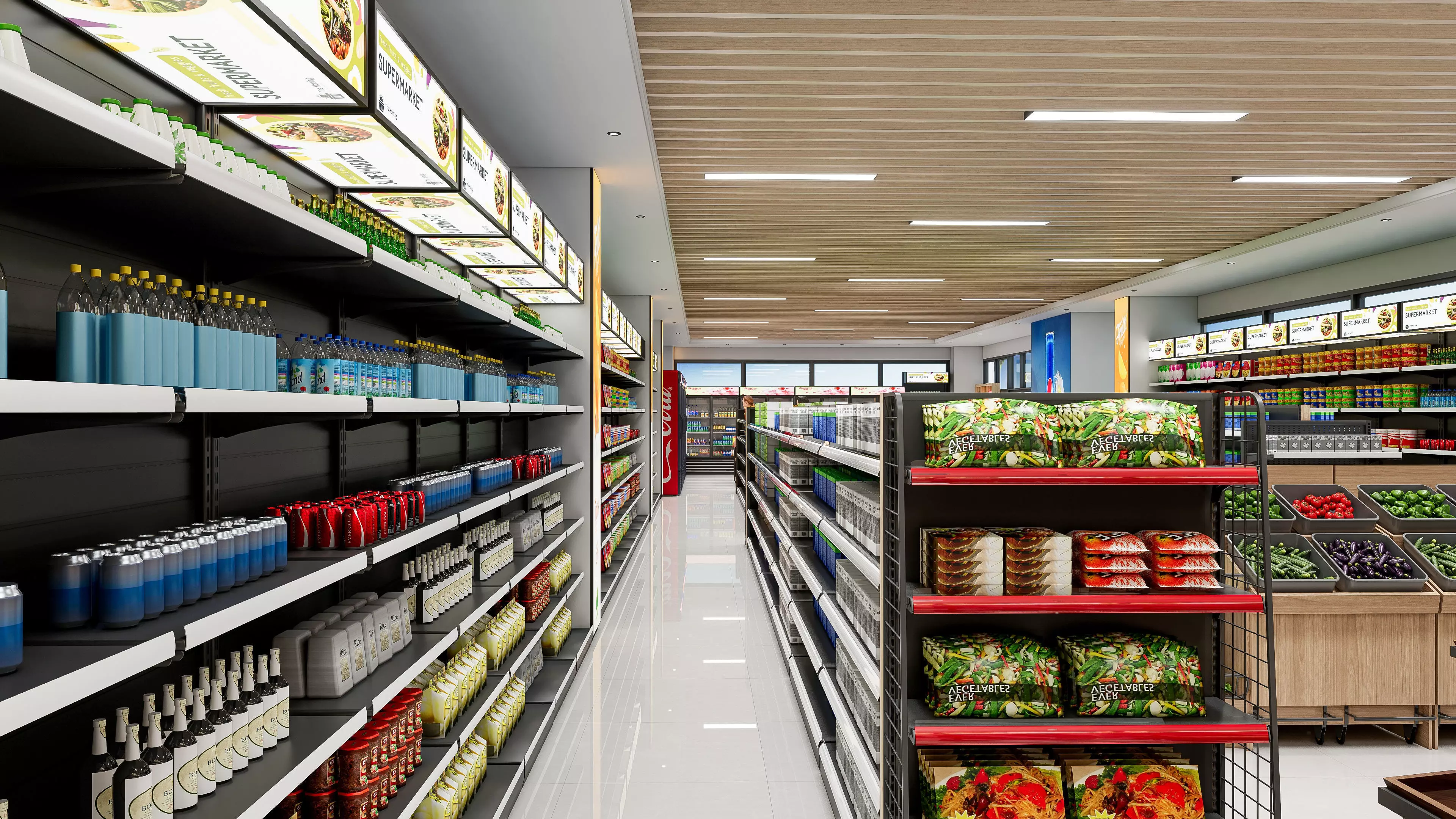 Supermarket Hypermarket Convenience Store 5 3D model_17