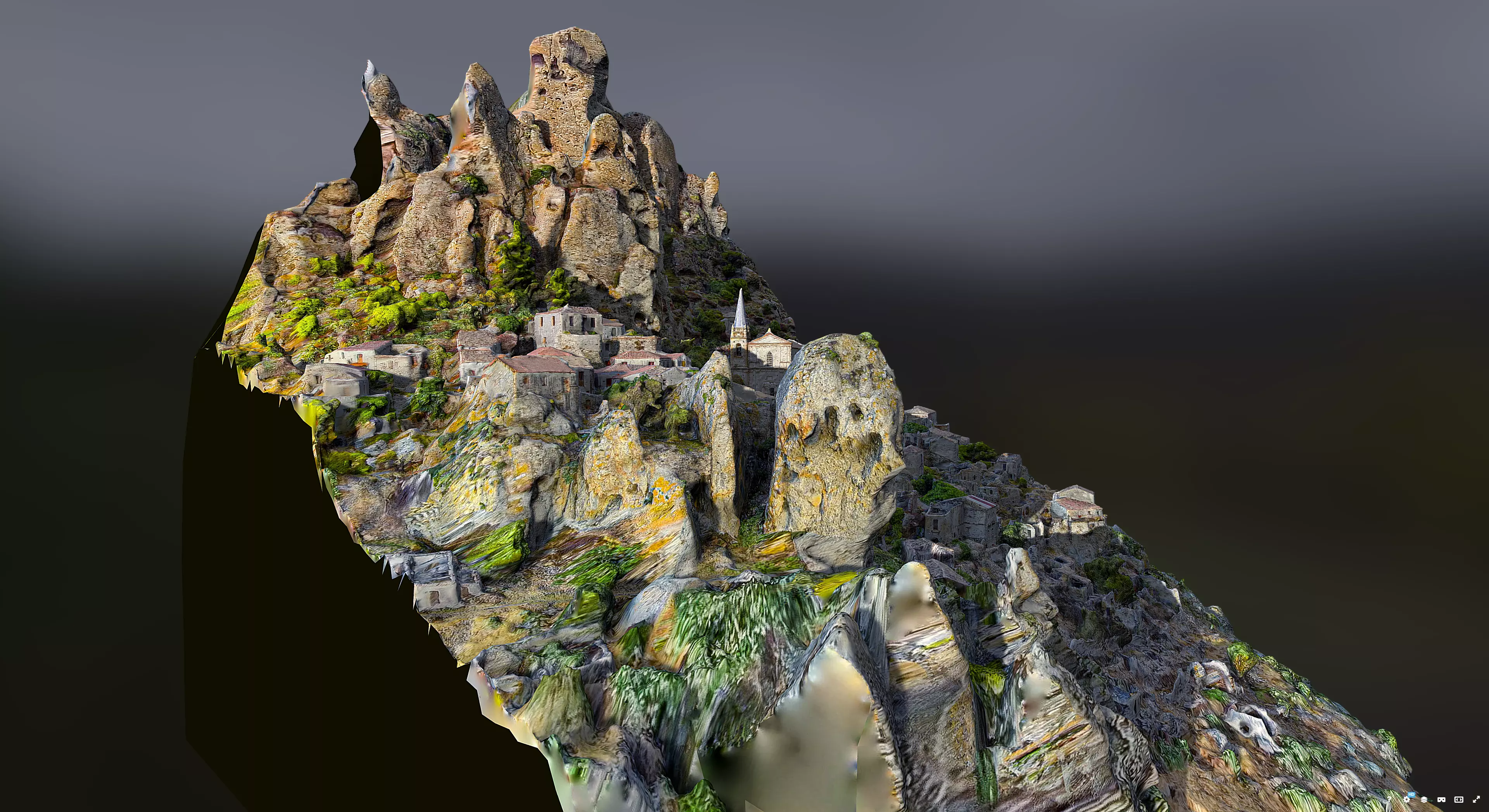 Pentedatilo Village 3D model_1