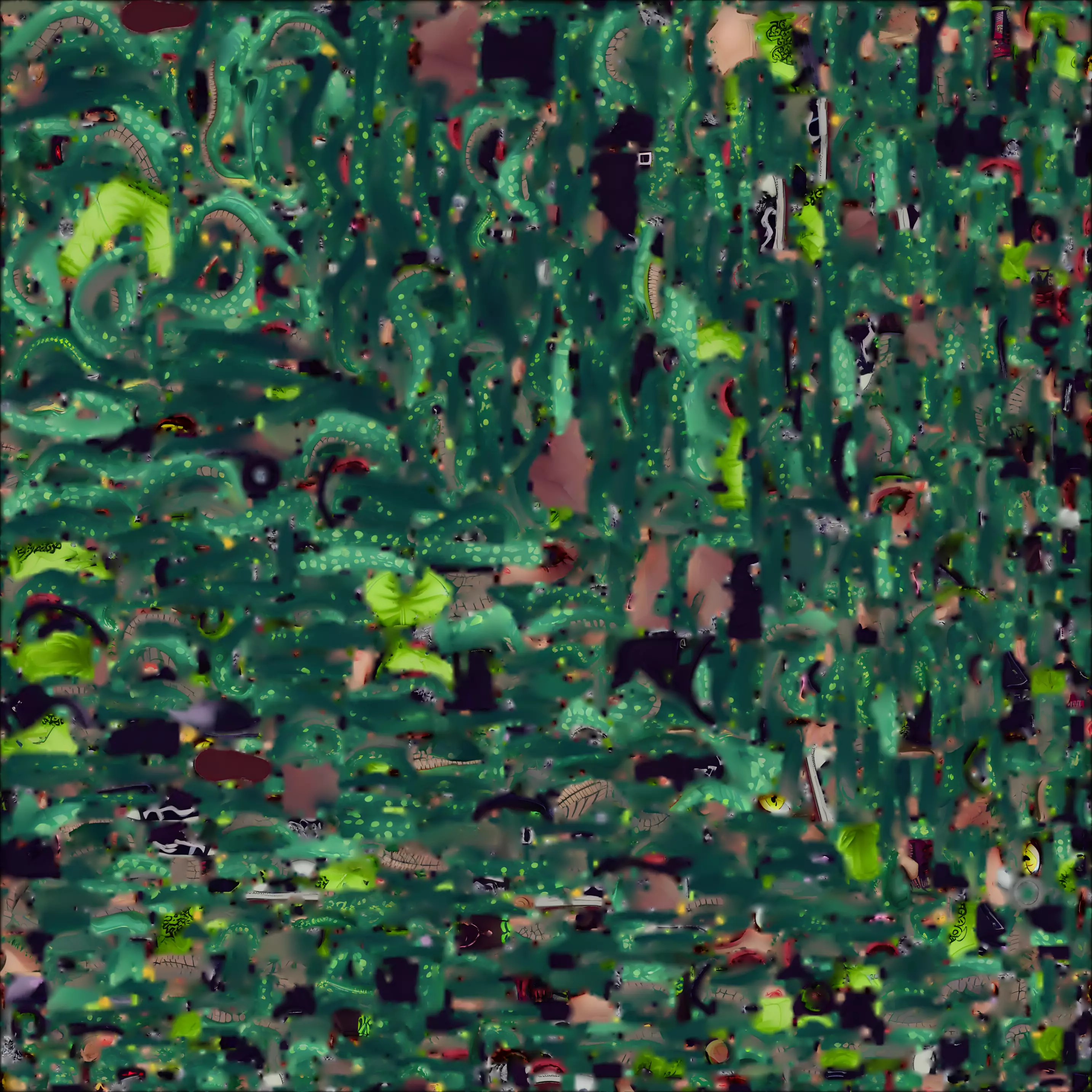 Chibi Medusa Urban Gorgon 3D Model Street Art Figure 3D model_1