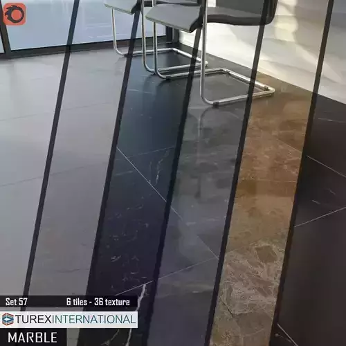 TUREX INTERNATIONAL Marble Tiles Set