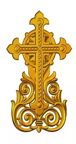 Ornamental Orthodox  Cross 