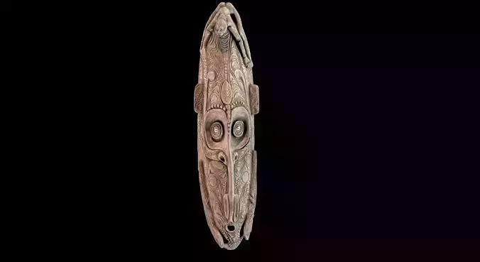 Papua New Guinea Wooden Mask