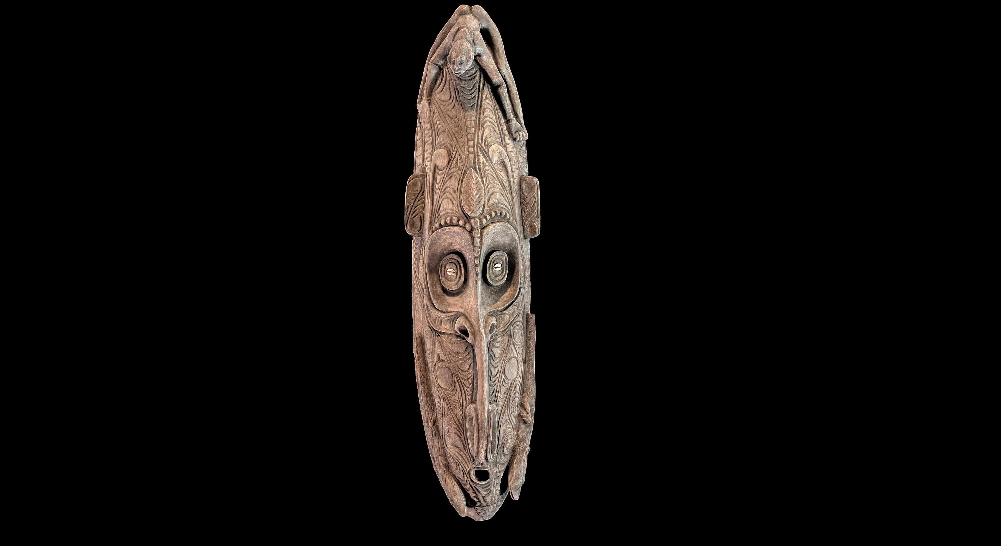 Papua New Guinea Wooden Mask 3D model