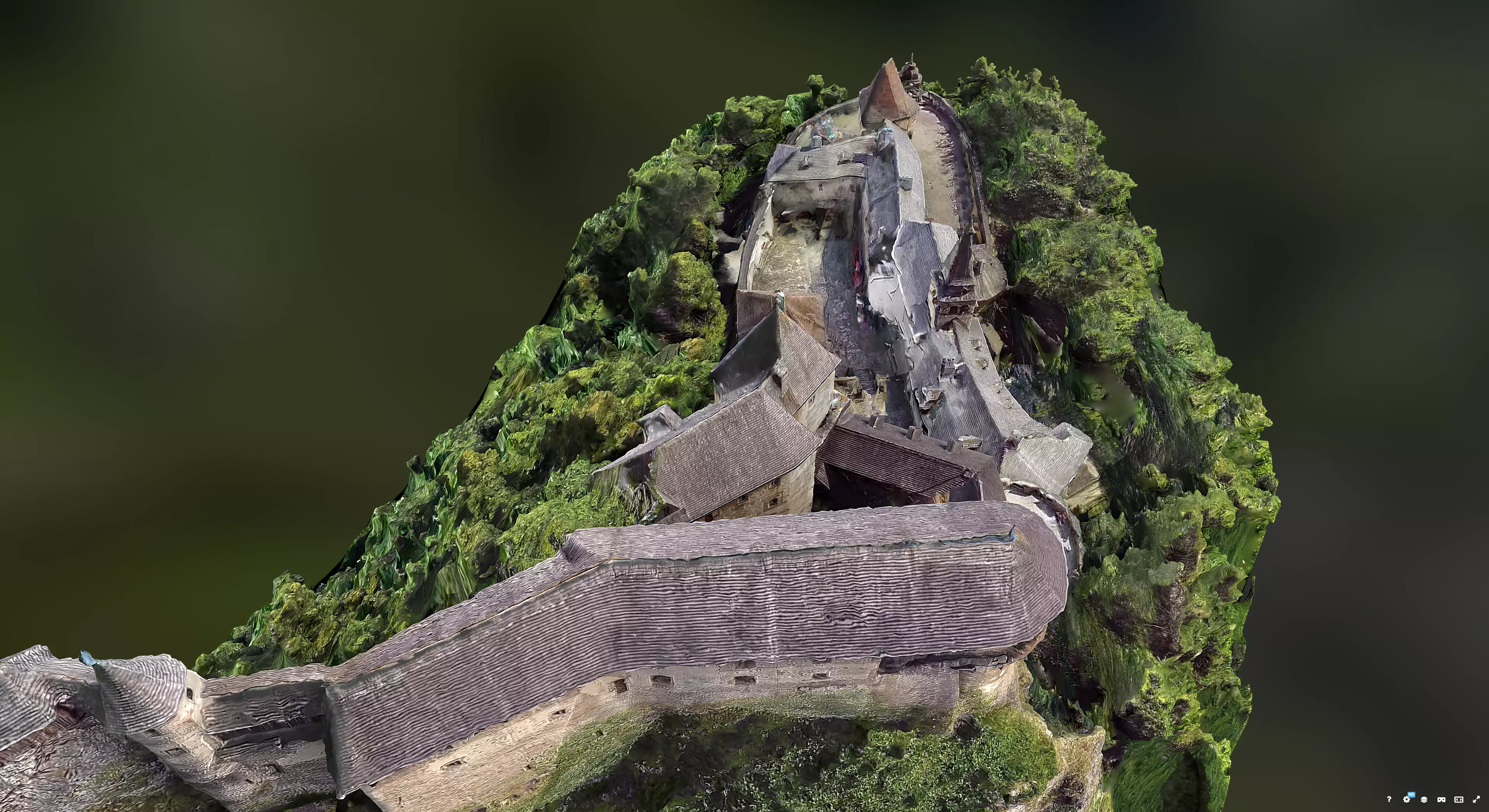 Orava Castle 3D model_5