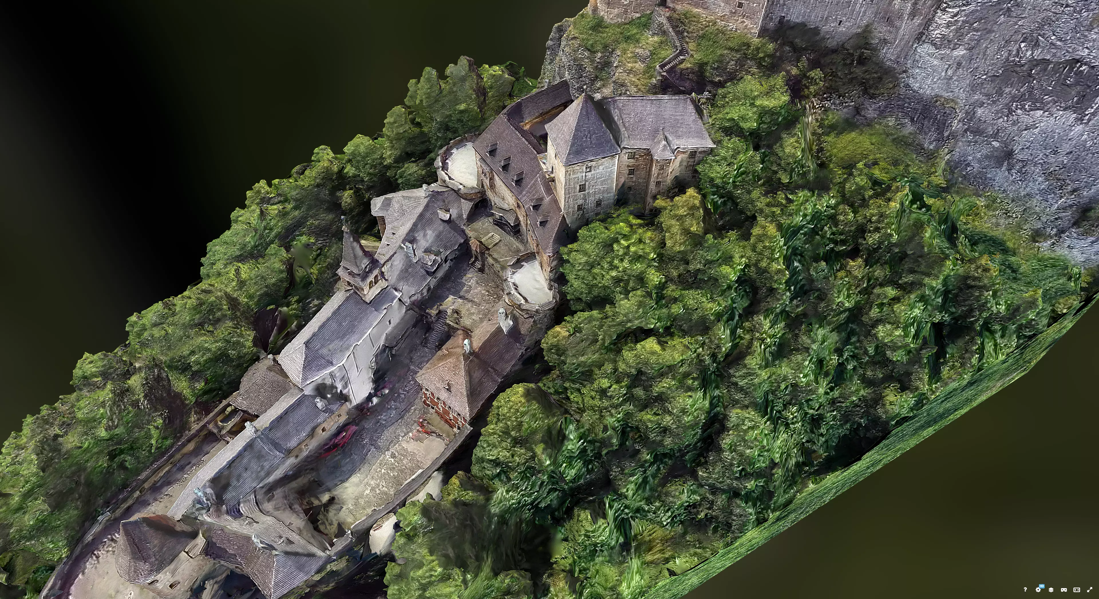 Orava Castle 3D model_4