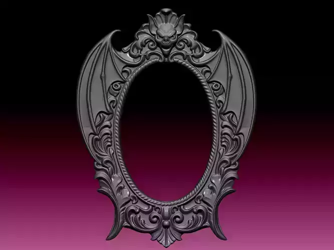 gothic frame  3D print model