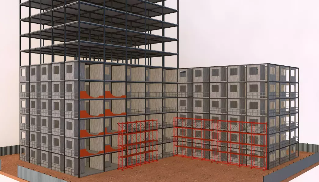 Building Construction with Equipment 2 3D model_9