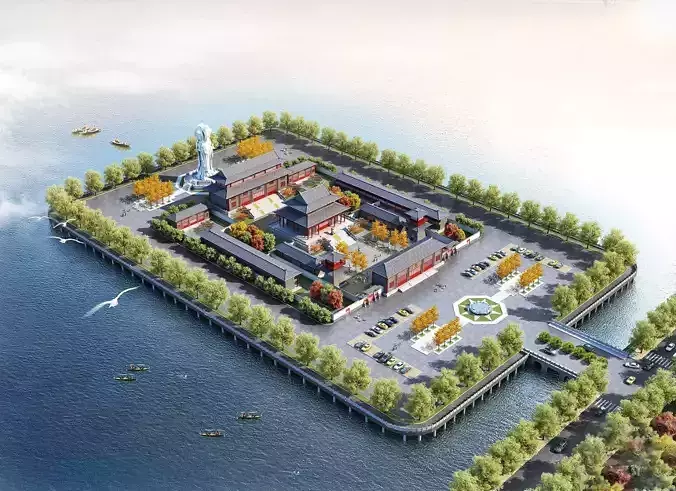 Traditional  Temple Island