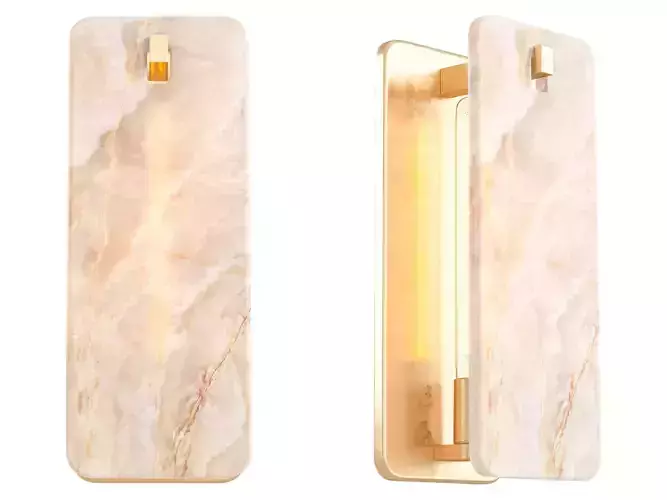 Calamette Onyx Sconce 3D model