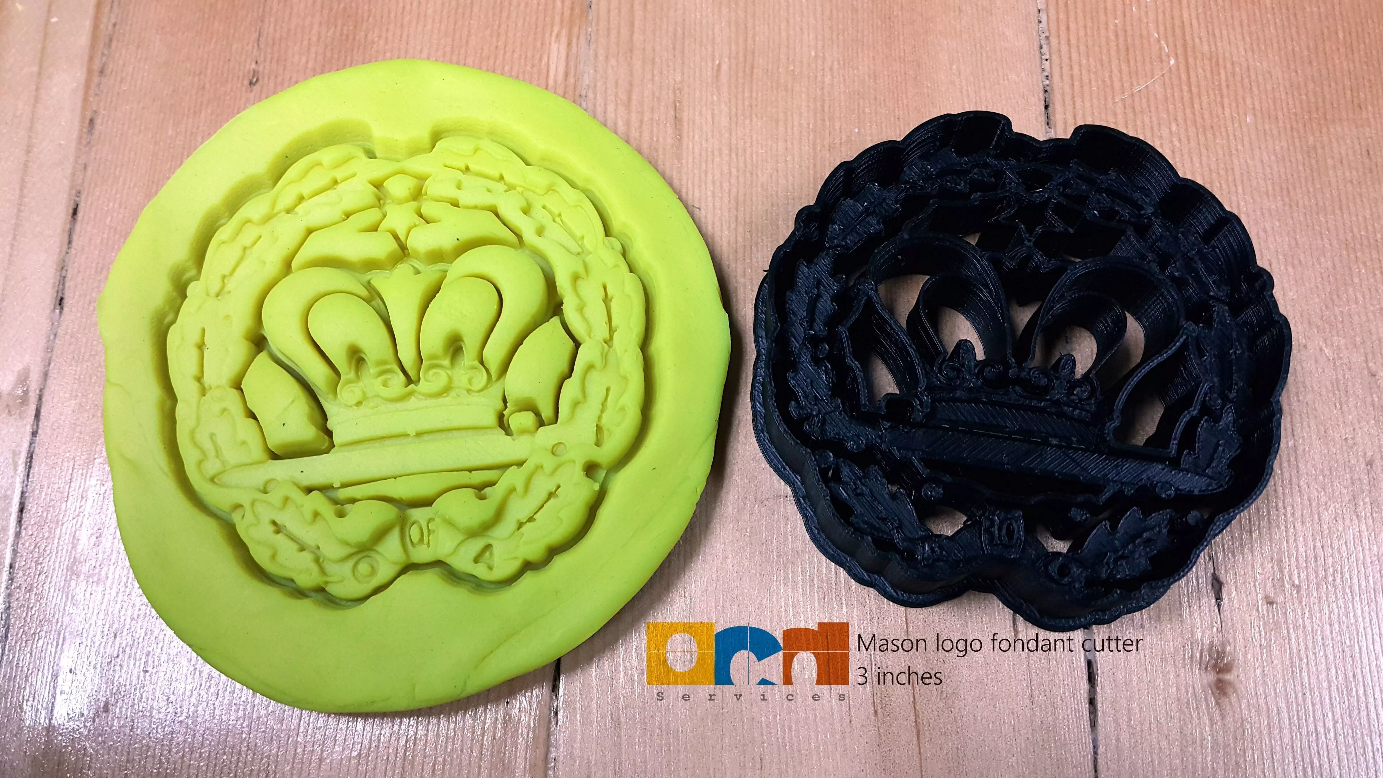 Mason Logo cookie cutter 3D print model