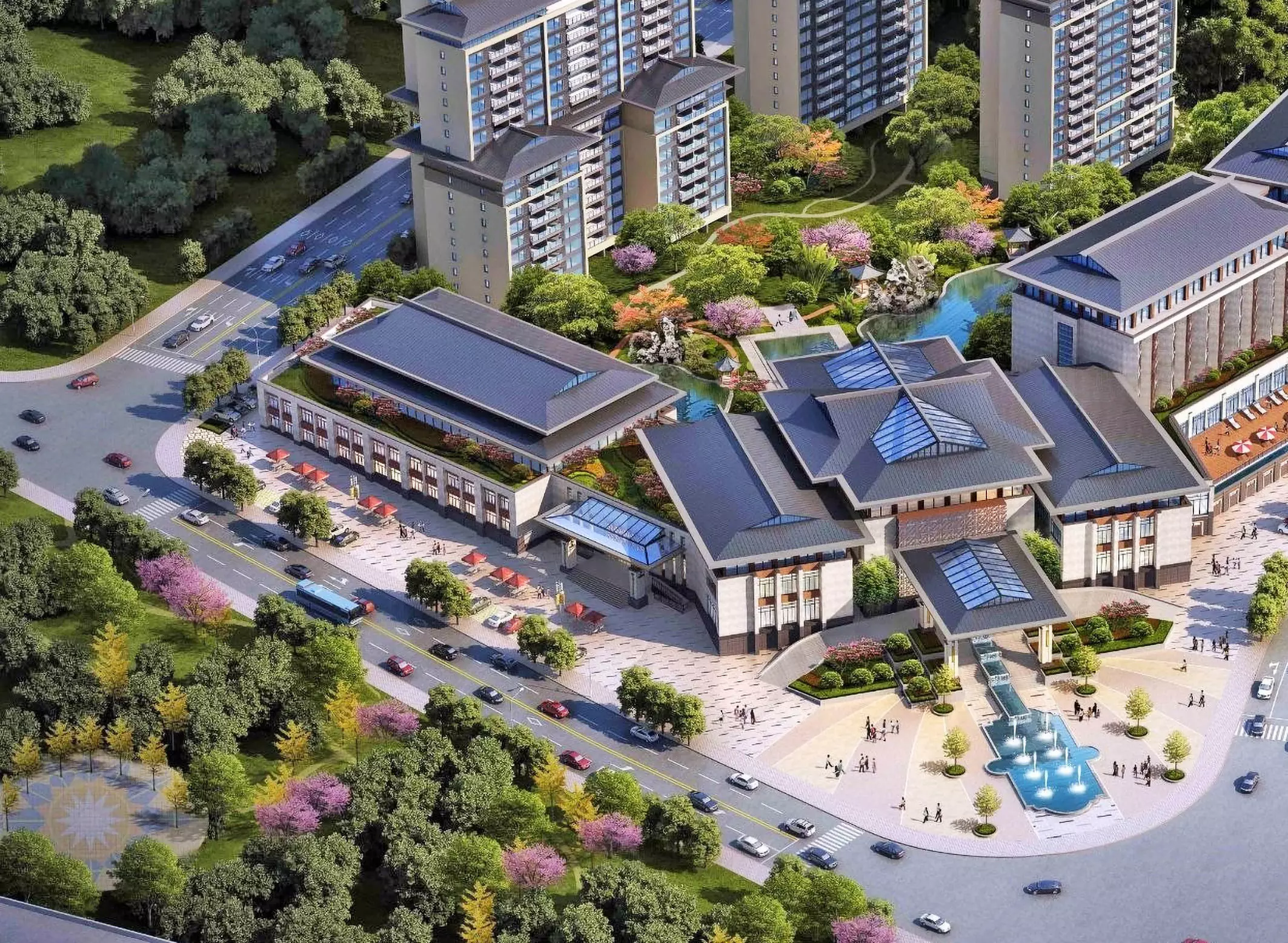 Luxury Waterfront Mixed-use Resort Complex 3D model_3