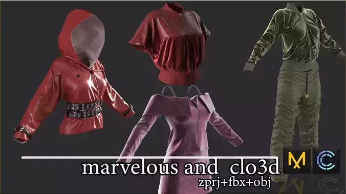 marvelous streetwear set 