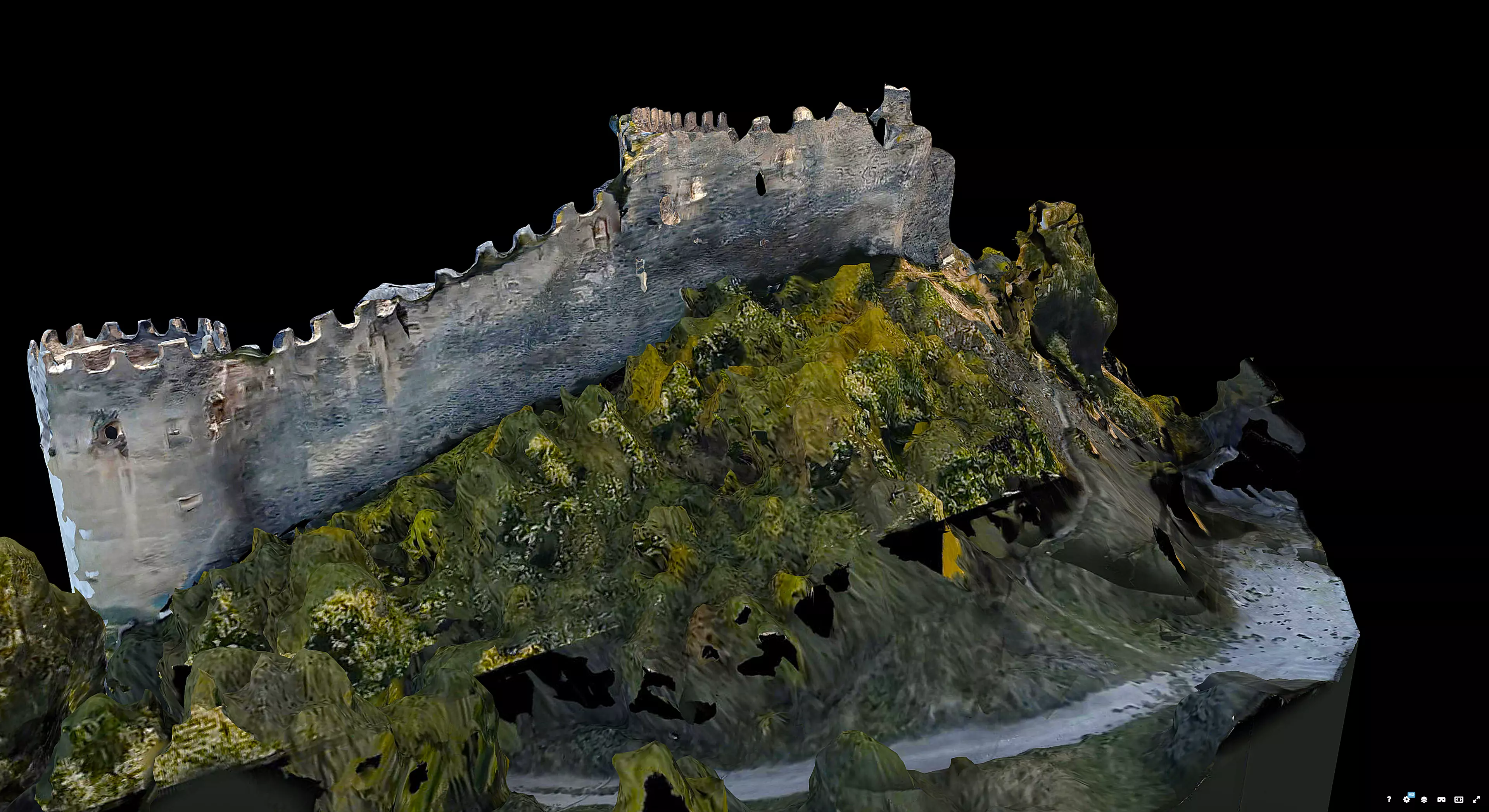 Montechiaro Castle 3D model_3