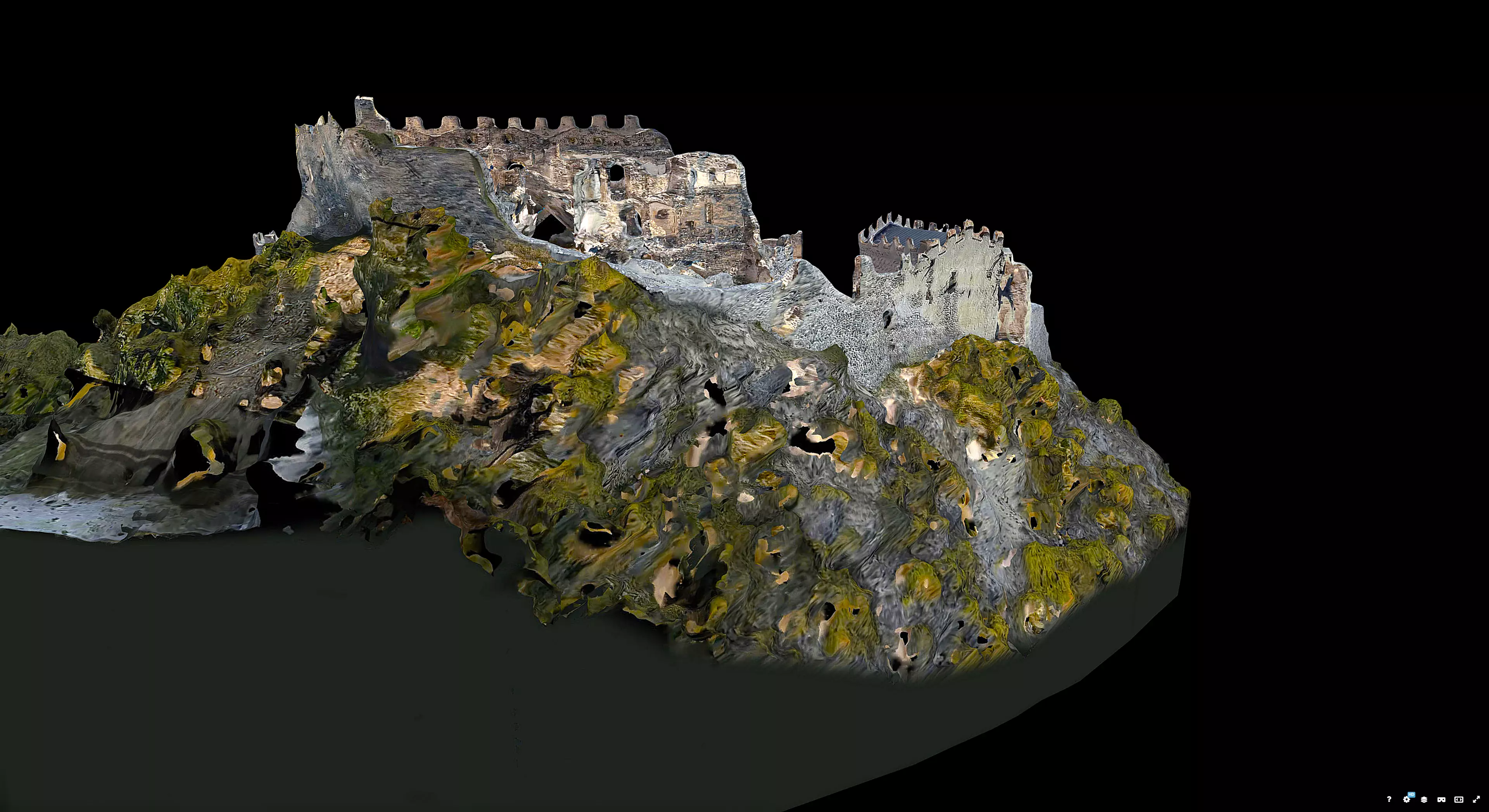 Montechiaro Castle 3D model_2