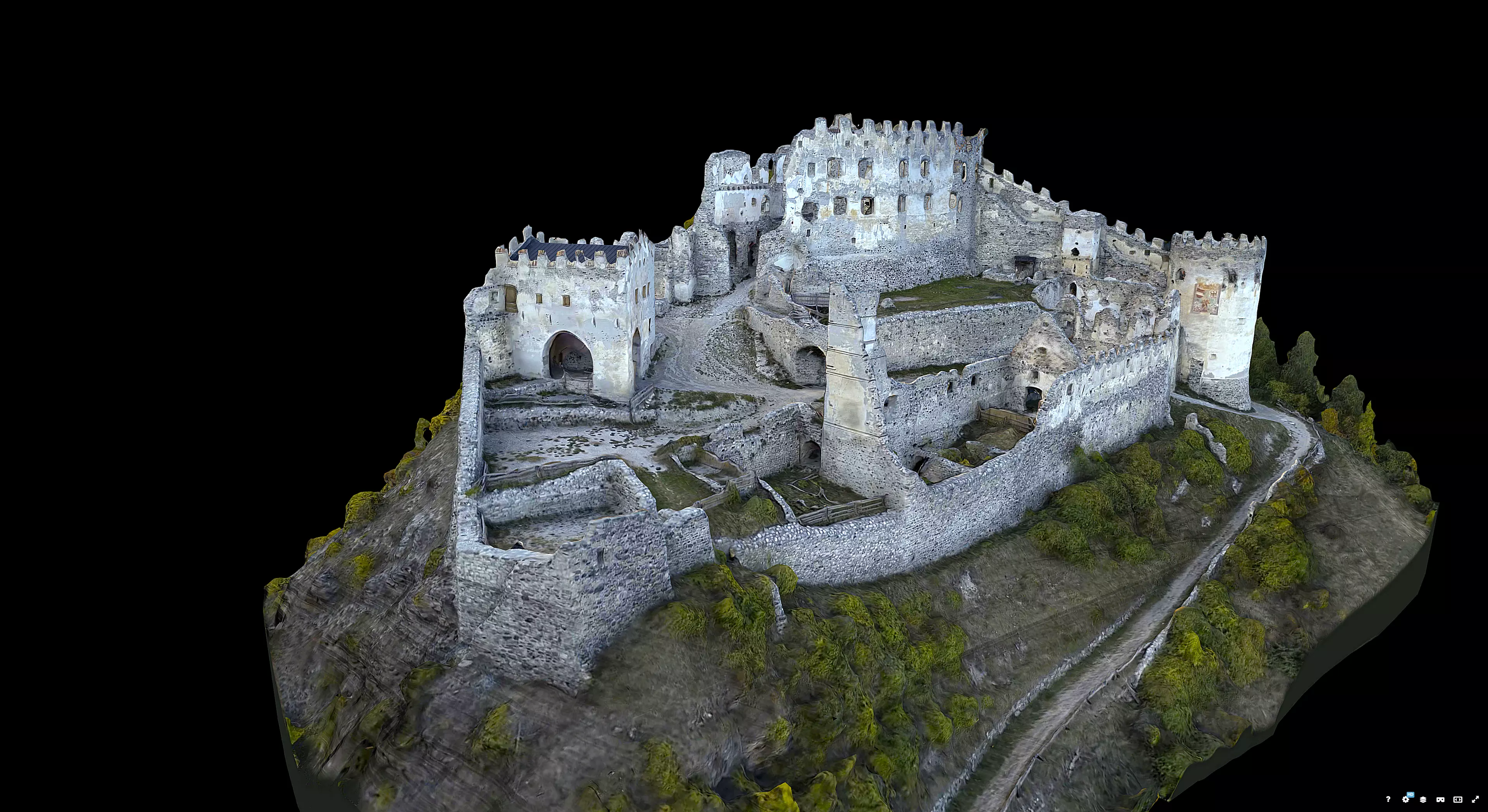 Montechiaro Castle 3D model_5