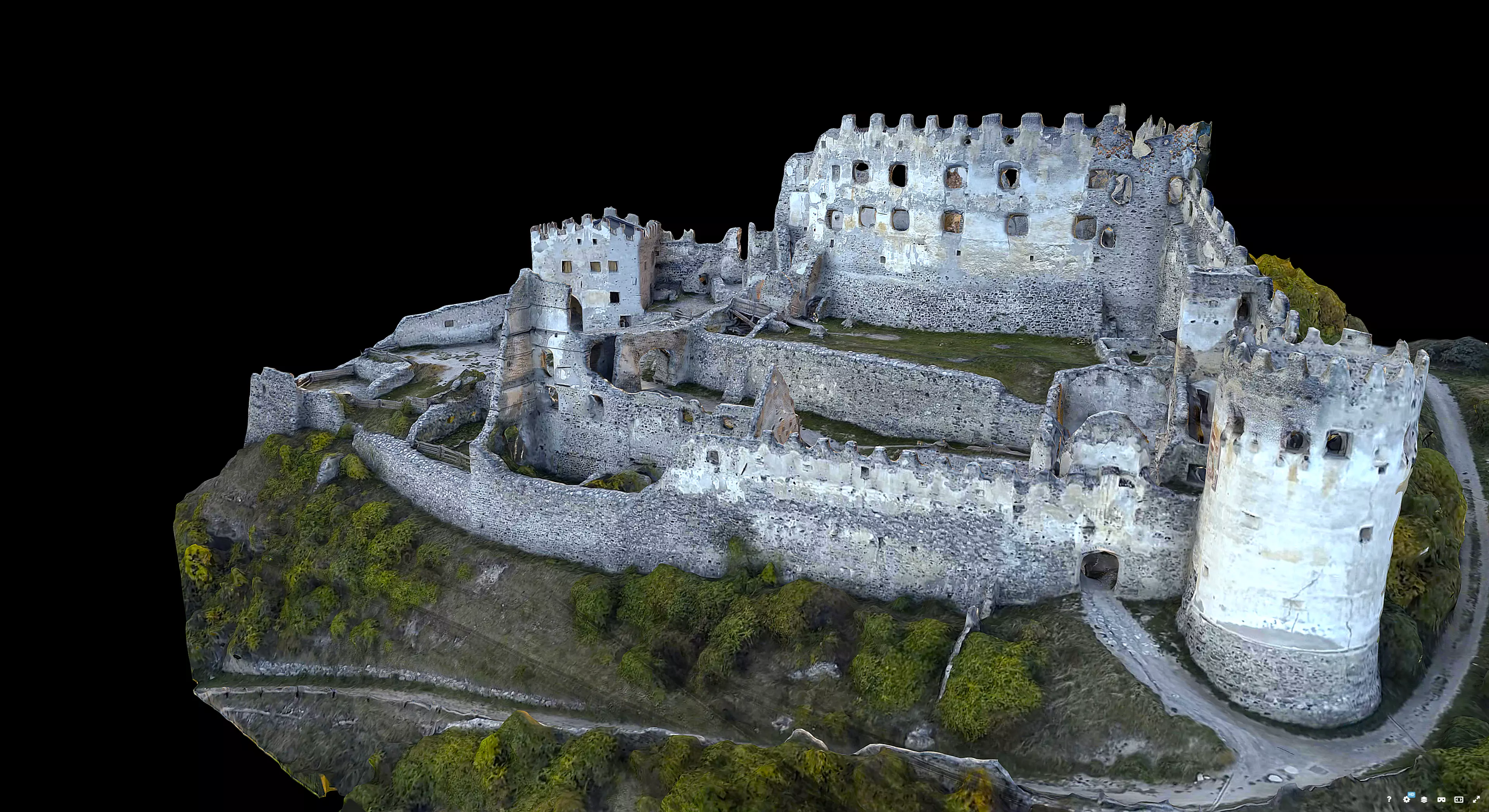 Montechiaro Castle 3D model_4