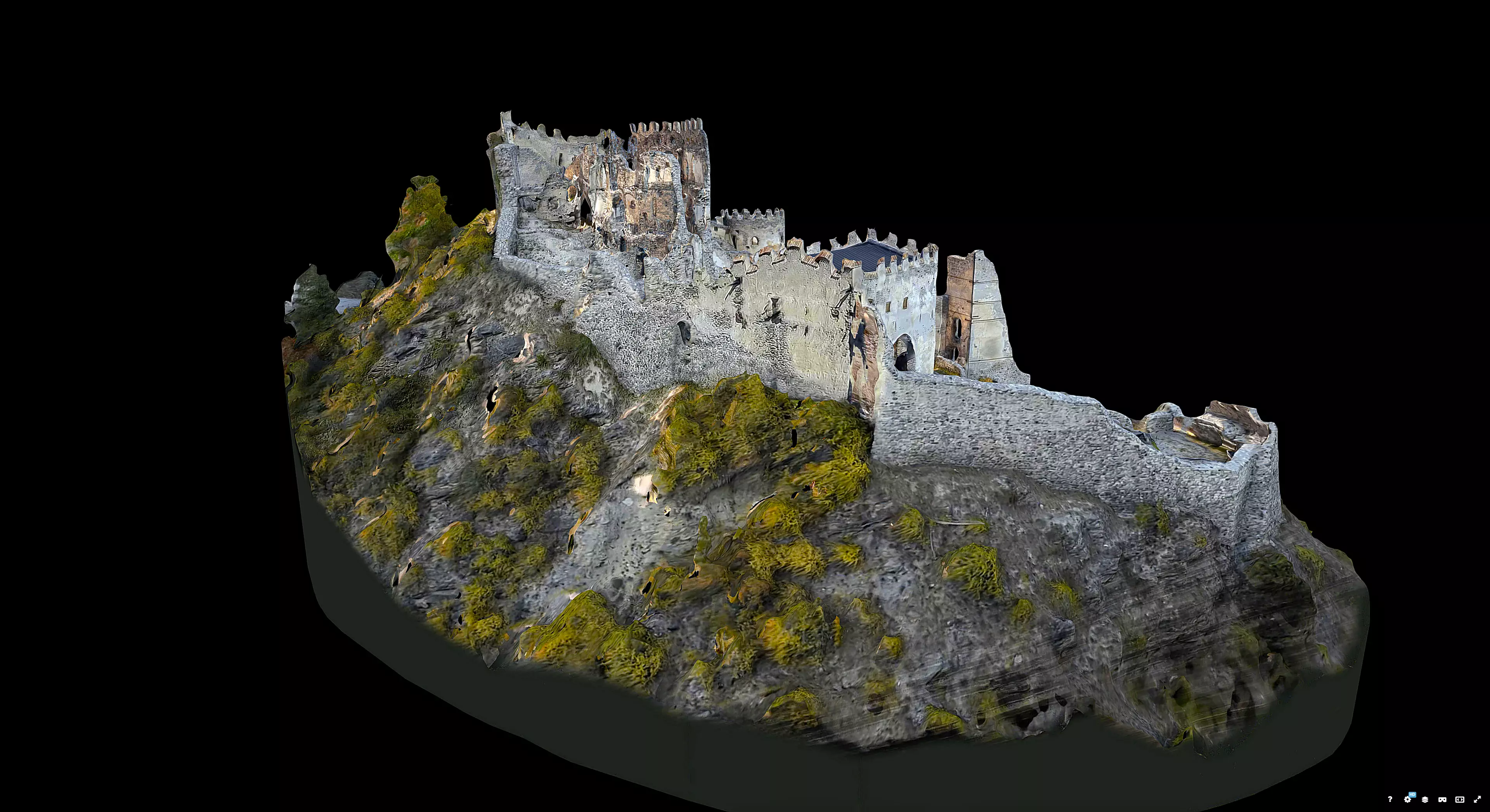 Montechiaro Castle 3D model_1