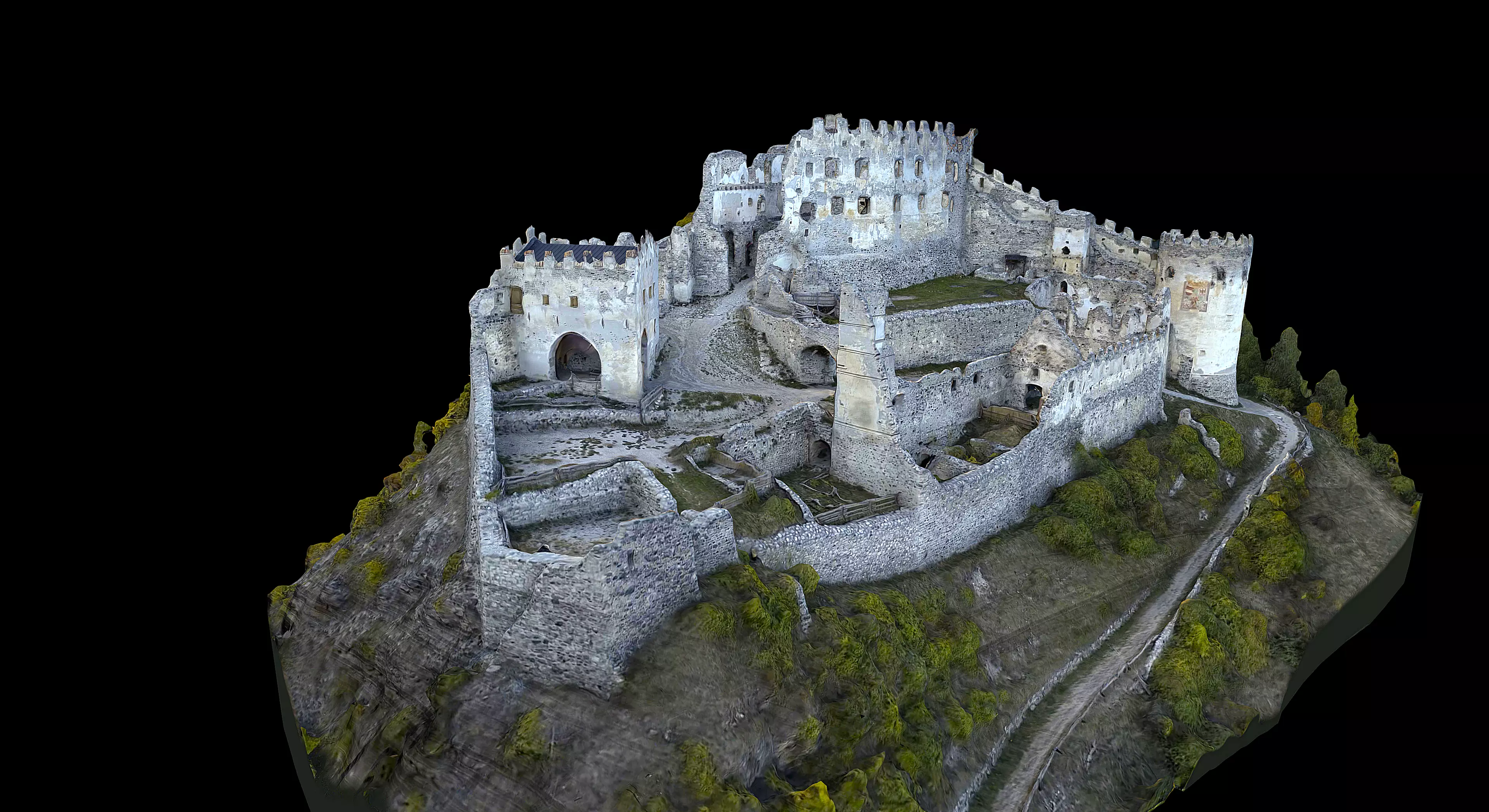 Montechiaro Castle 3D model_0