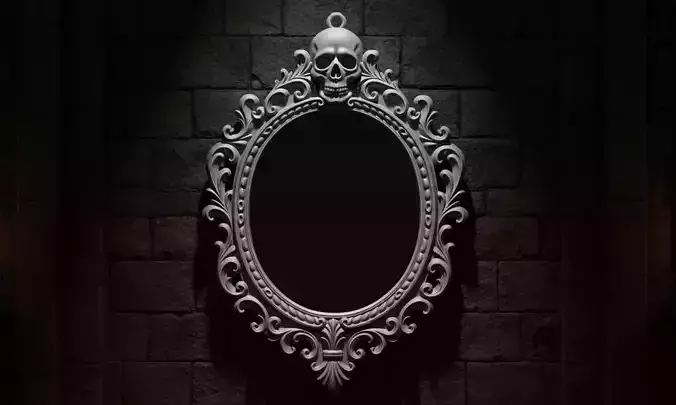 Gothic Skull Frame