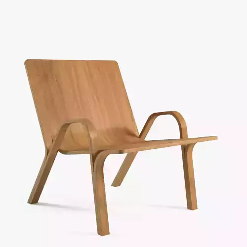 Vintage Ramified Armchair 3D model