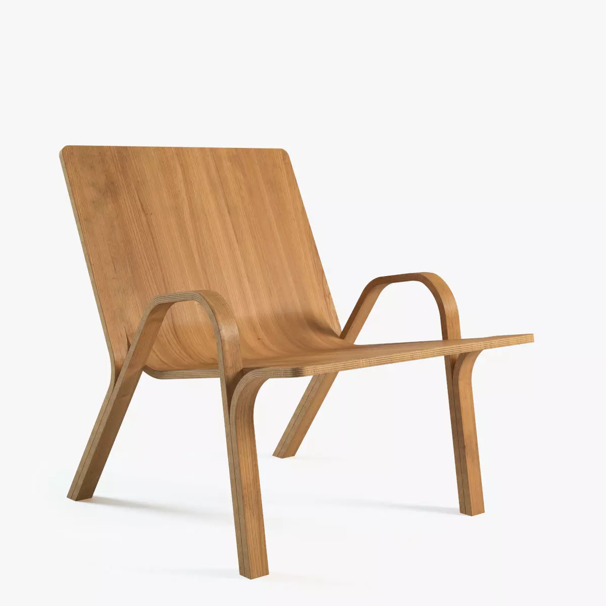 Vintage Ramified Armchair 3D model_0