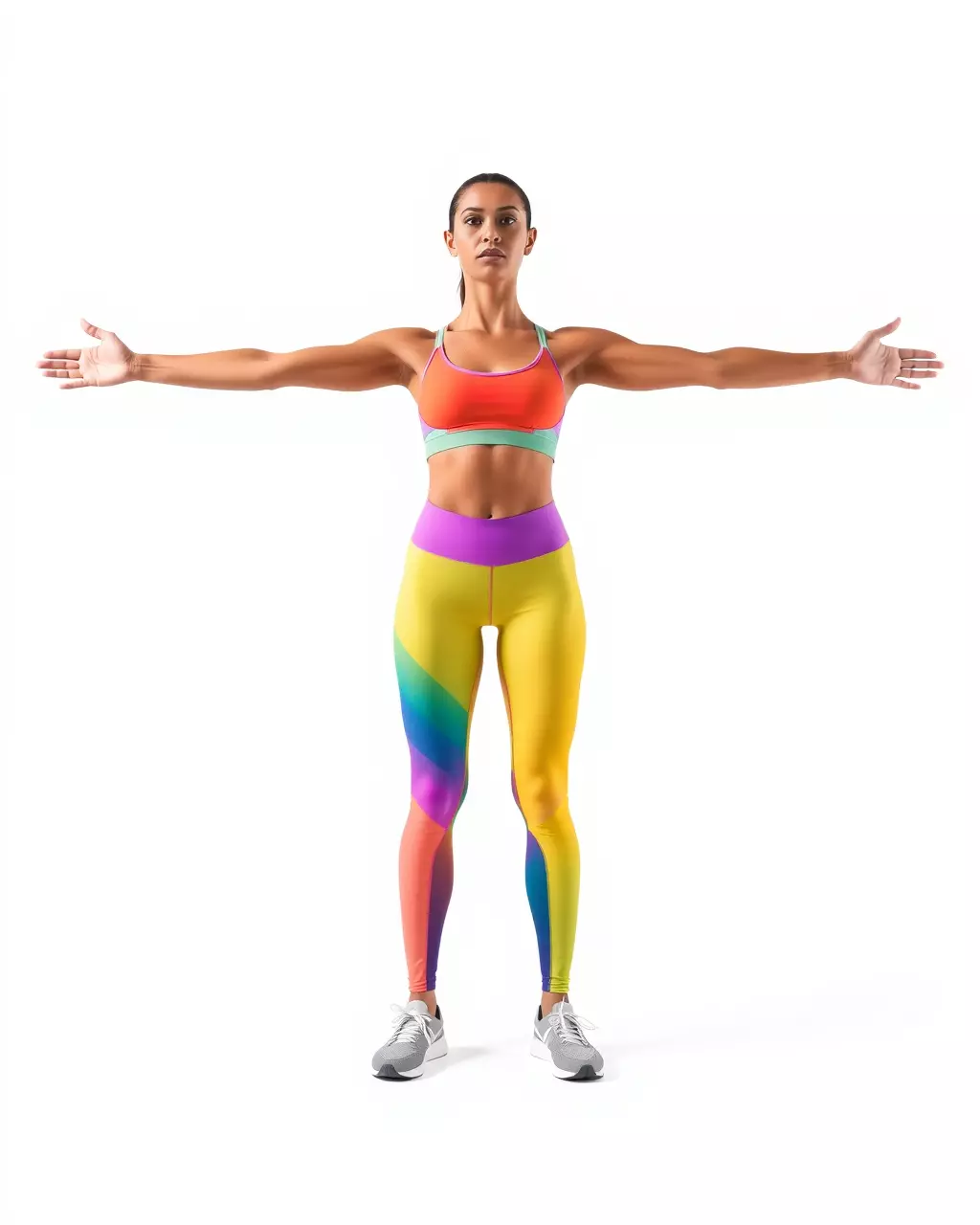 Vibrant Fitness Attire model pack Low-poly 3D model_2
