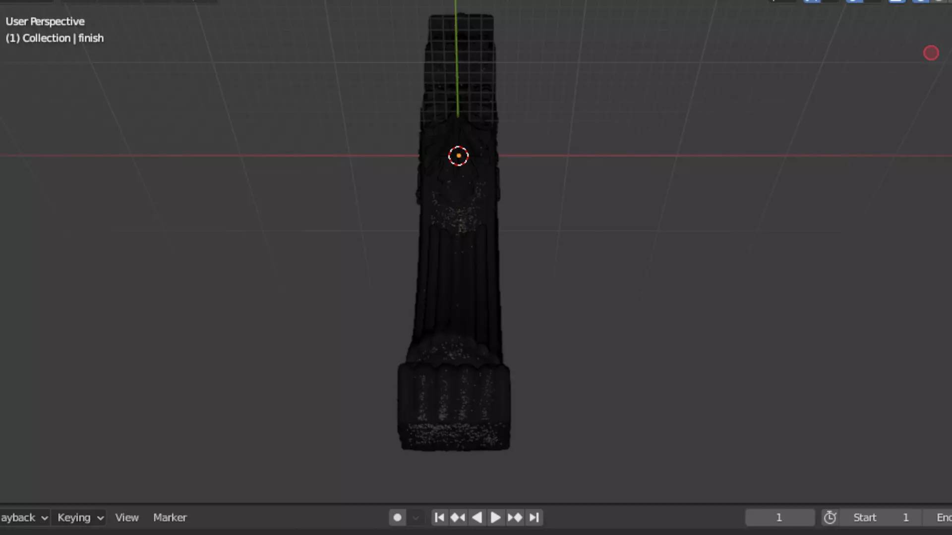 Classic decor ornament carved 77 3D model_7