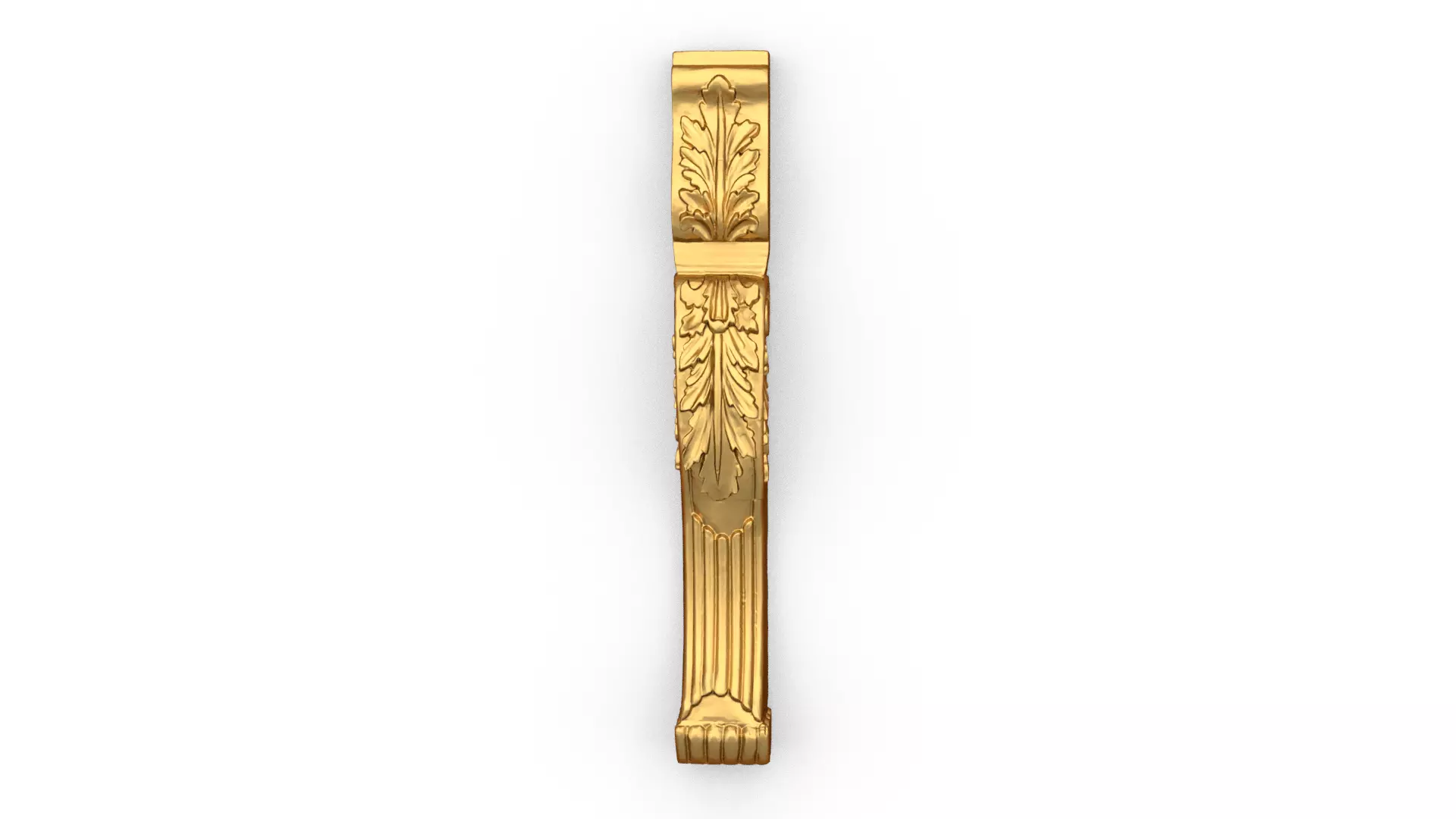 Classic decor ornament carved 77 3D model_1