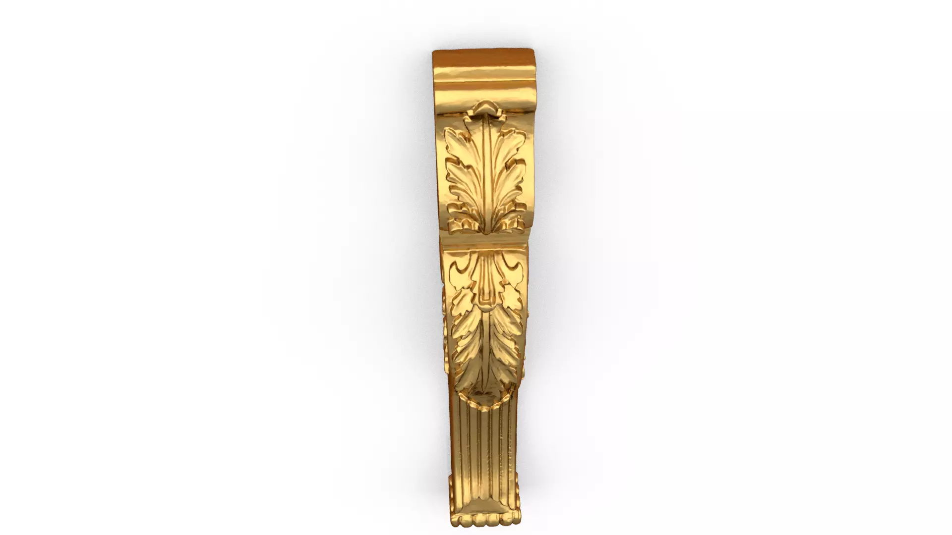 Classic decor ornament carved 77 3D model_4