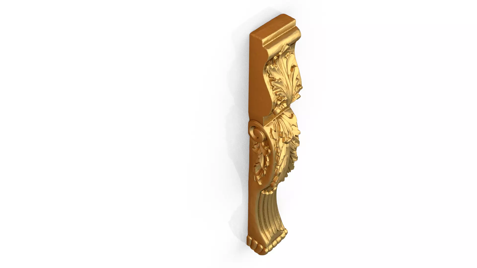 Classic decor ornament carved 77 3D model_3