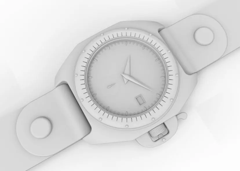 Automatic Wrist Watch ETA 2895 2 movement 3D print model_66