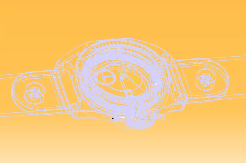 Automatic Wrist Watch ETA 2895 2 movement 3D print model_26