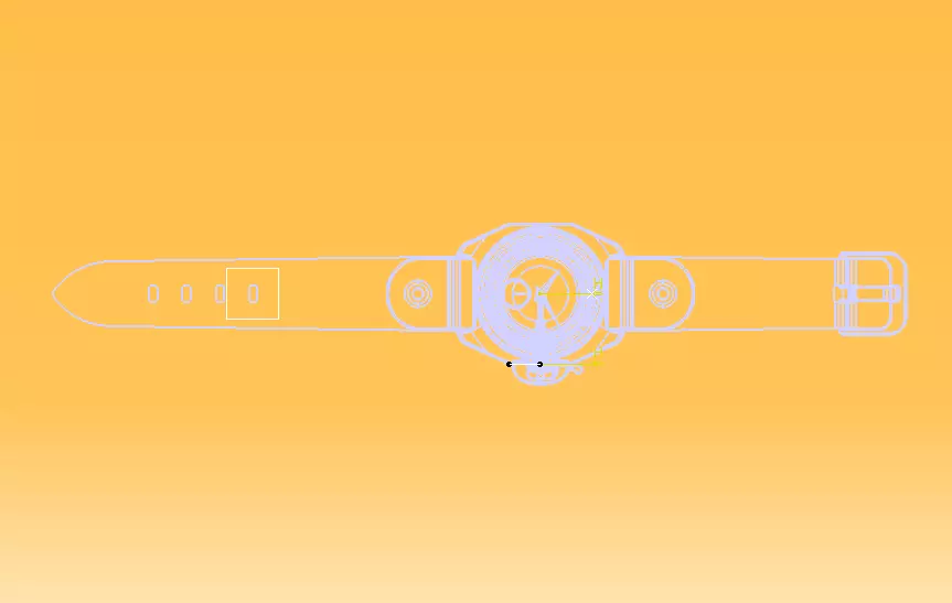 Automatic Wrist Watch ETA 2895 2 movement 3D print model_28