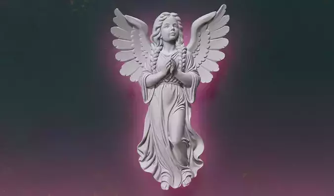 Angel girl - wall decoration