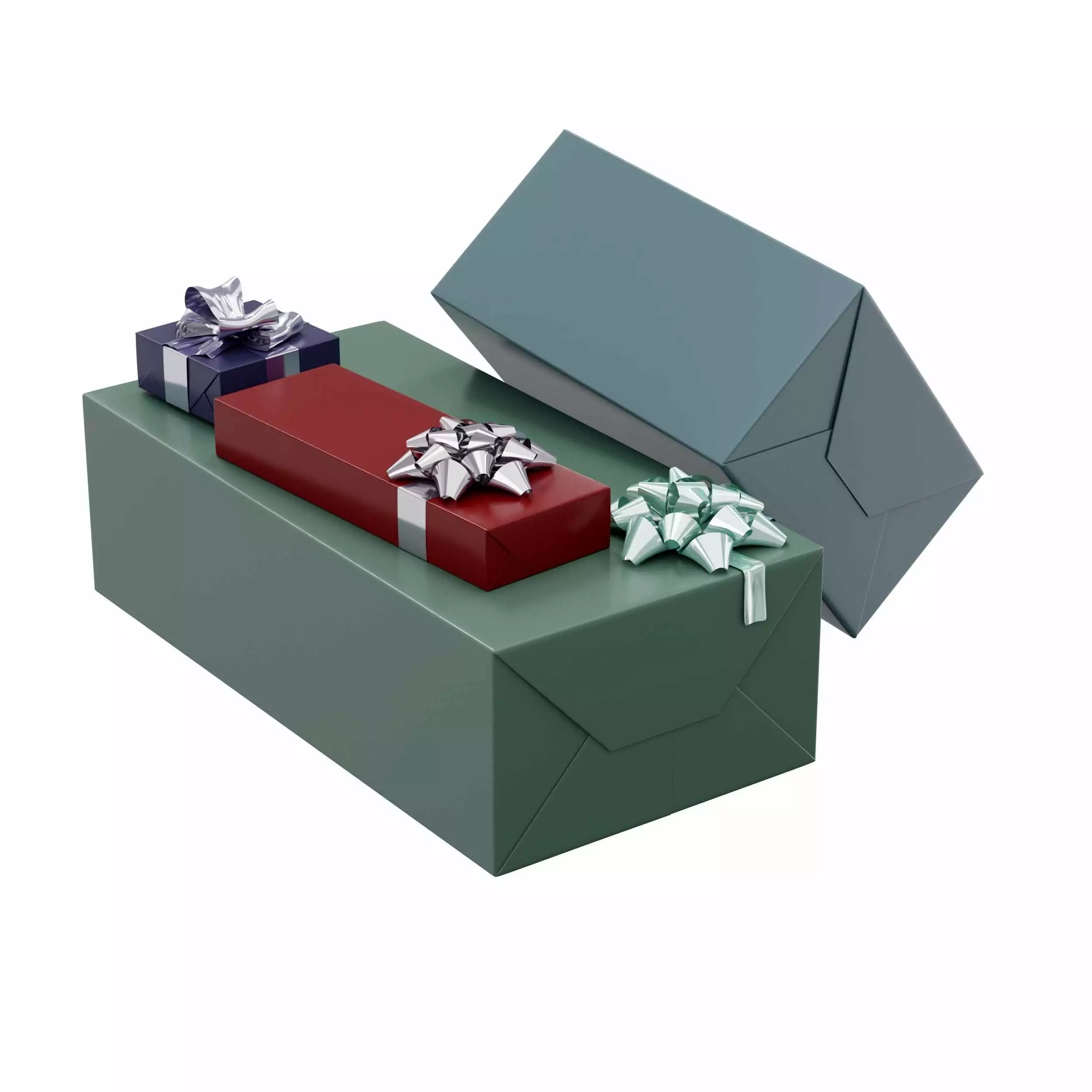 Gift box 10 3D model_0