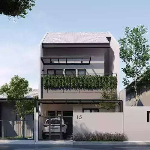 House Facade Rendering SKP21 and Lumion12