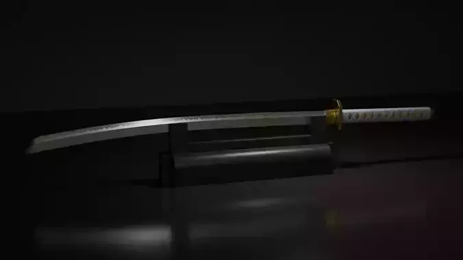 Low Poly 3DKatana Model