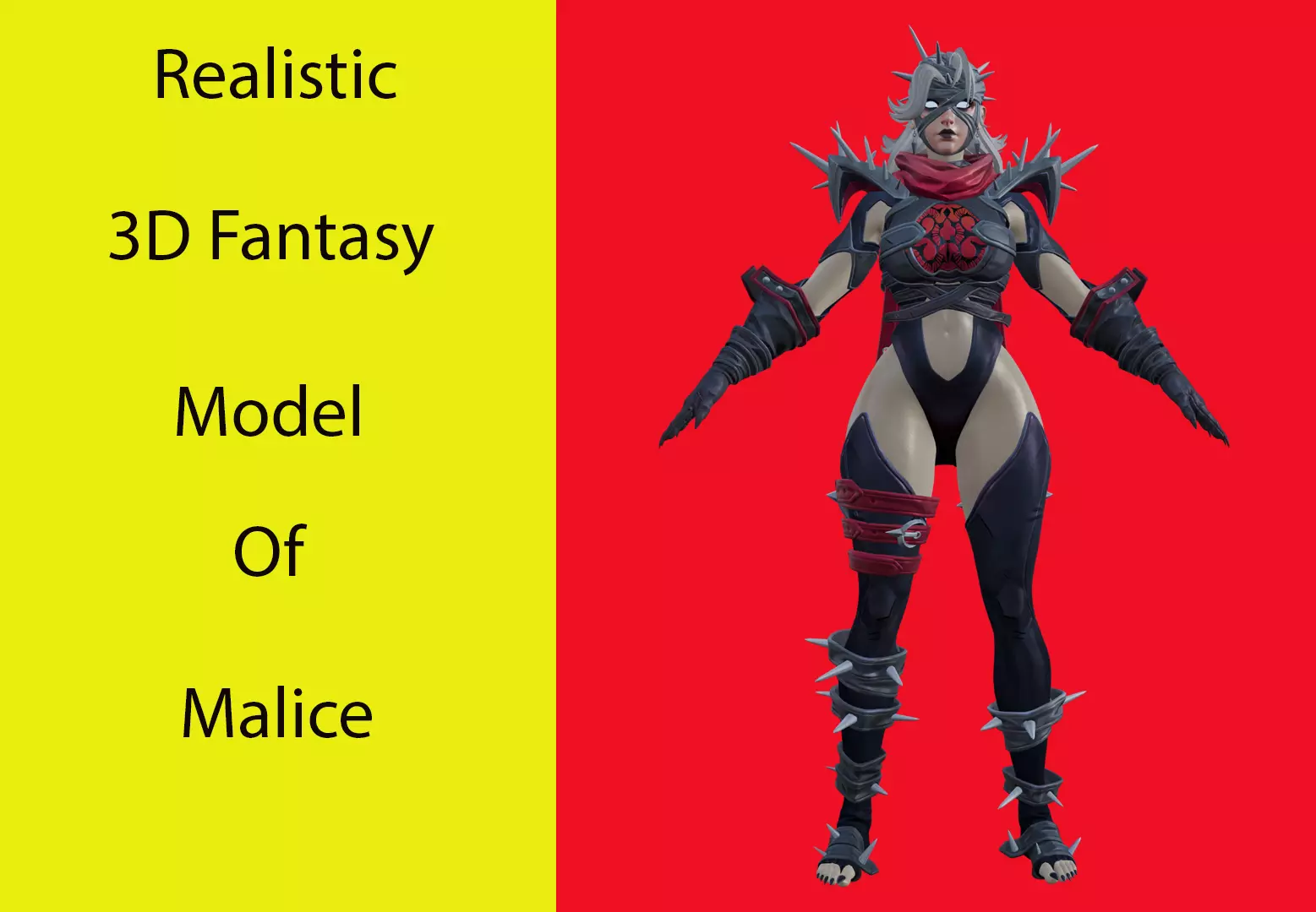 Malice Low-poly 3D model