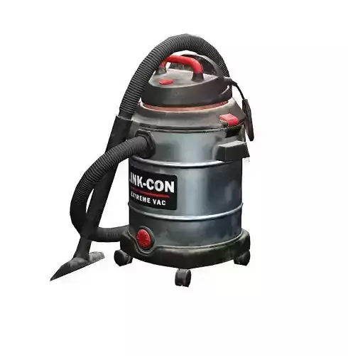 Construction Tool Wet Dry Vacuum Low-Poly 3D Model Low-poly 3D model