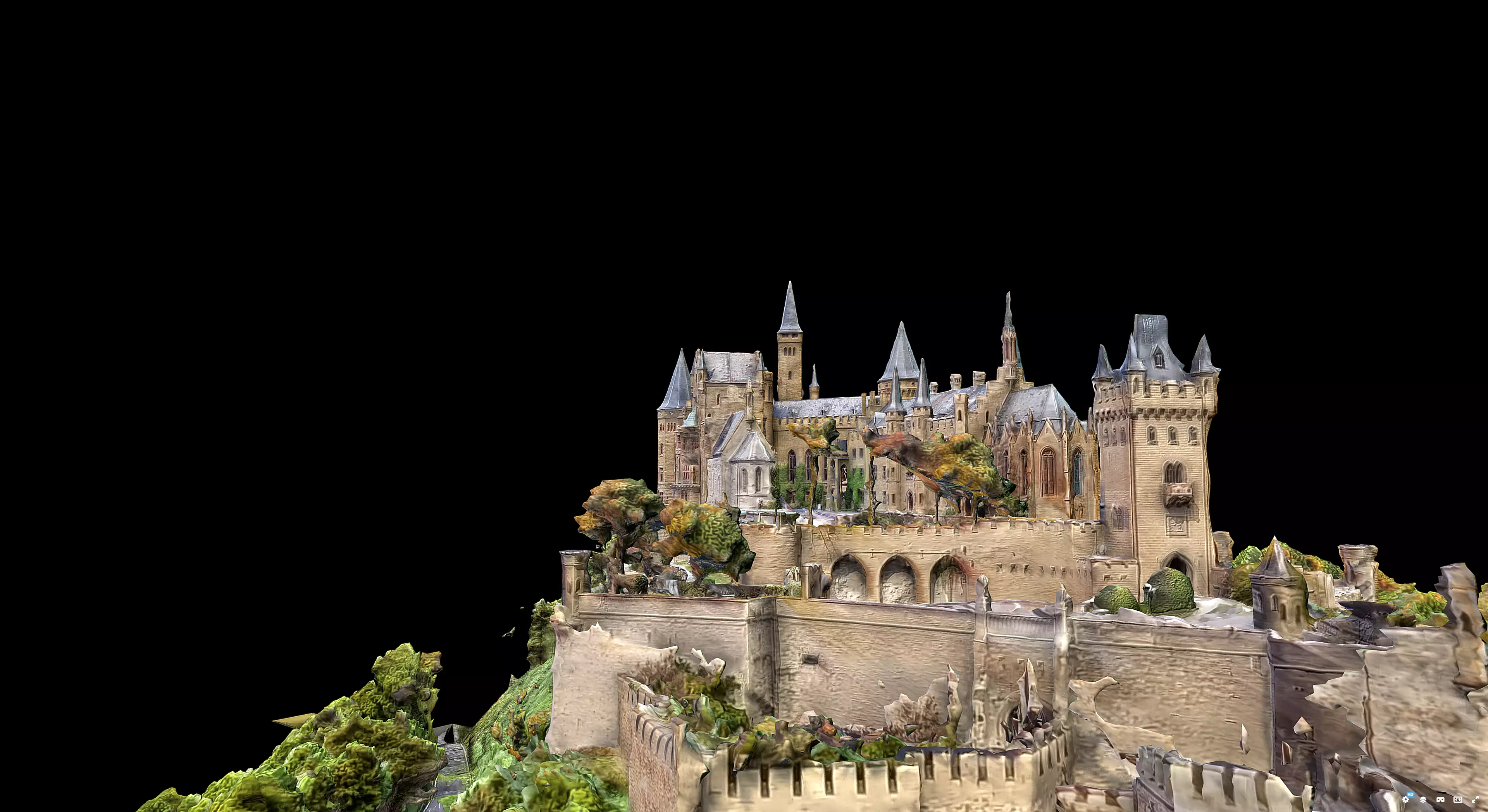 Hohenzollern Castle Free 3D model_2