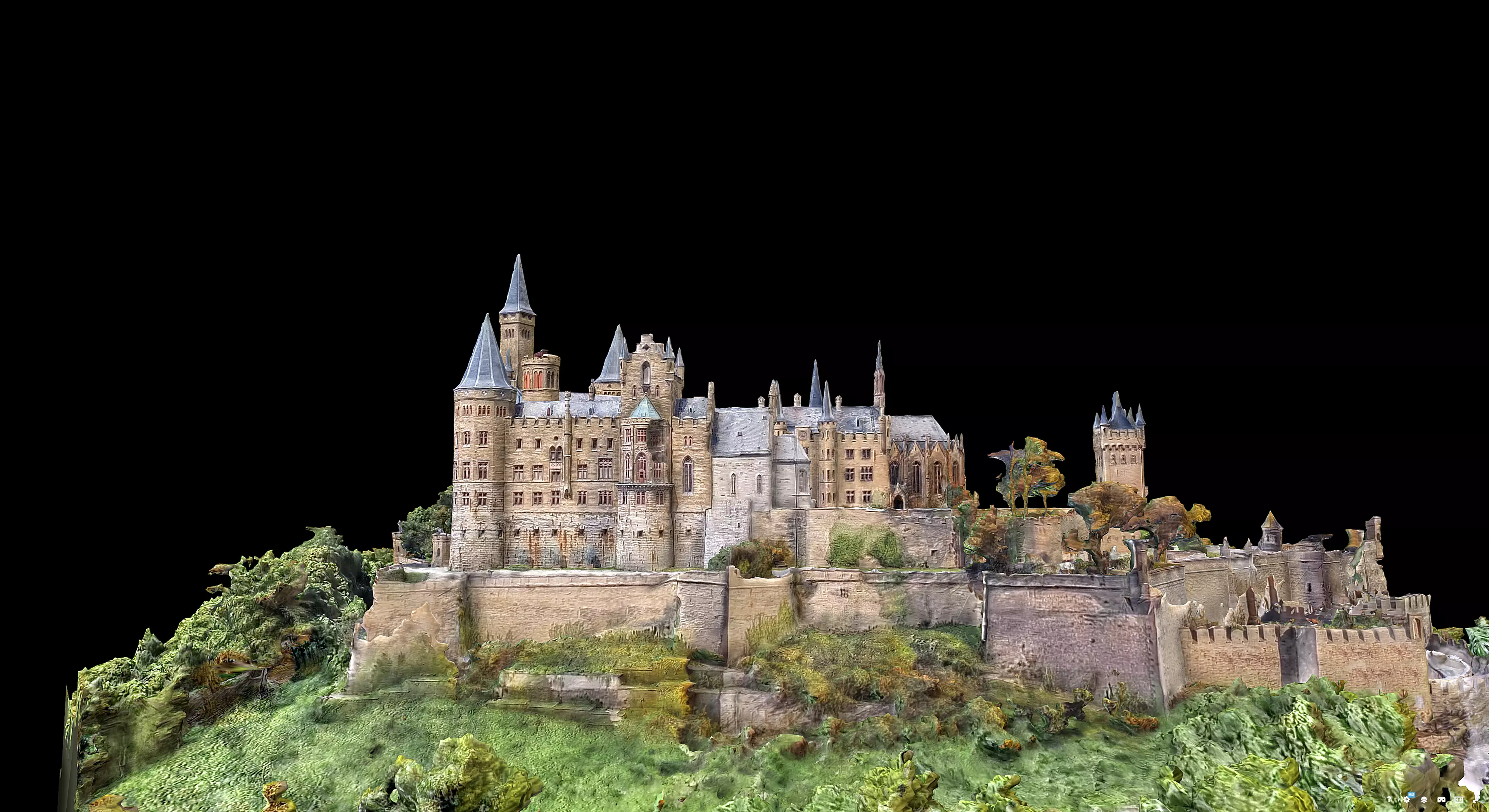 Hohenzollern Castle Free 3D model_3