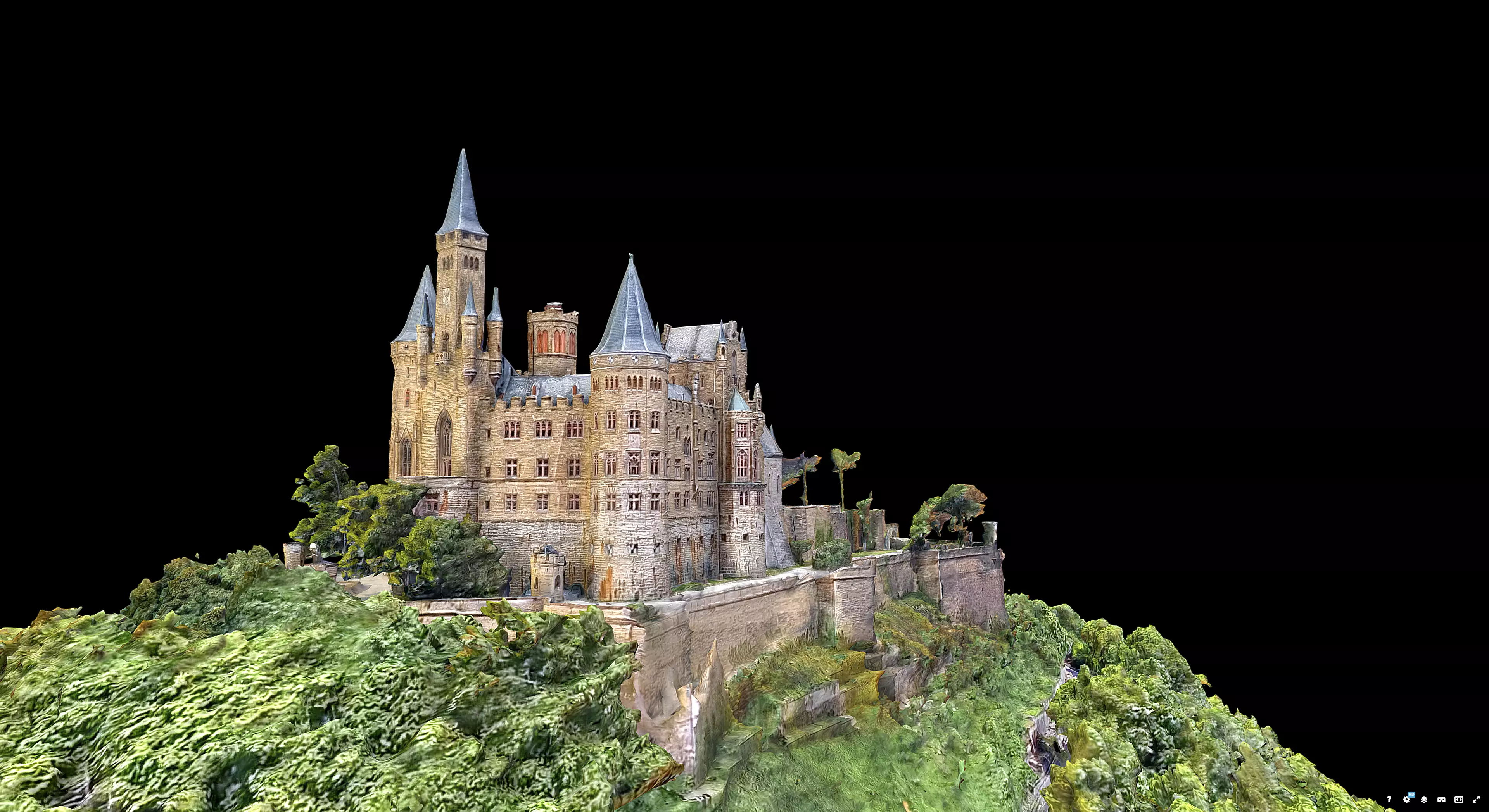 Hohenzollern Castle Free 3D model_4