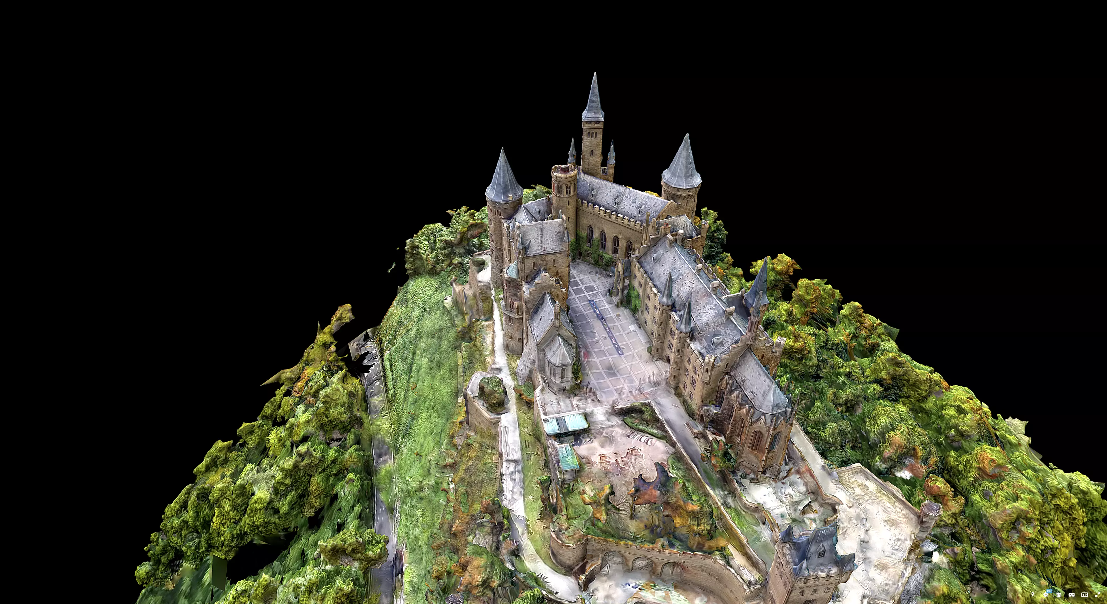 Hohenzollern Castle Free 3D model_7